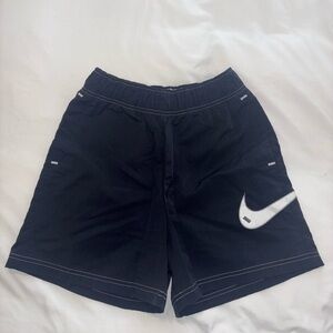 Nike Black Shorts with White Stitching
